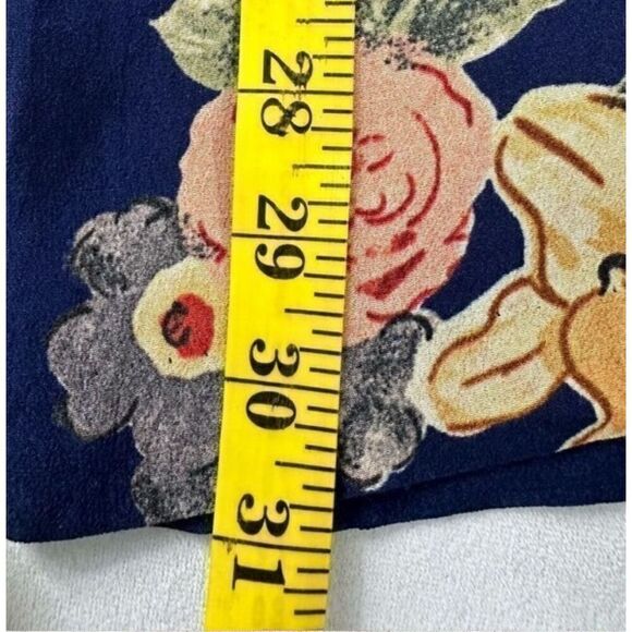 Capulet Womens Jumpsuit Size XS Blue Floral V-Neck Wide Leg‎ Boho Feminine - Picture 8 of 11